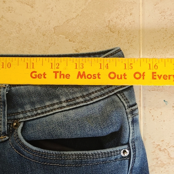 Lincoln Outfitters Fleece Lined Winter Denim Bootcut Size 8 Mid Rise Jeans - Picture 8 of 10